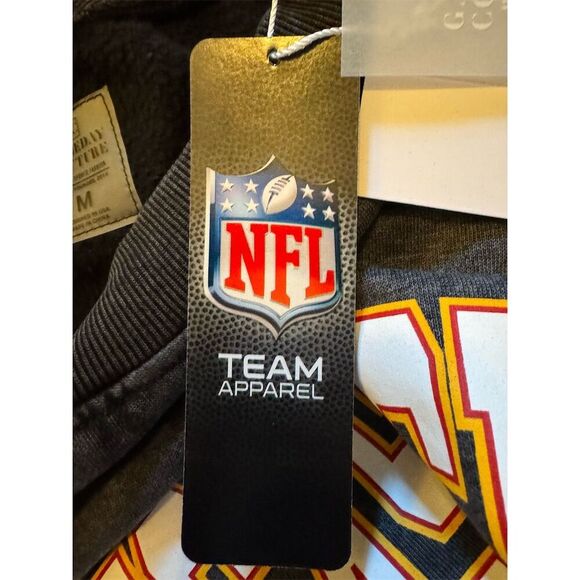 Detroit Lions Women's Oversized Crewneck Pullover Gray Sweatshirt Size Small - Picture 7 of 8